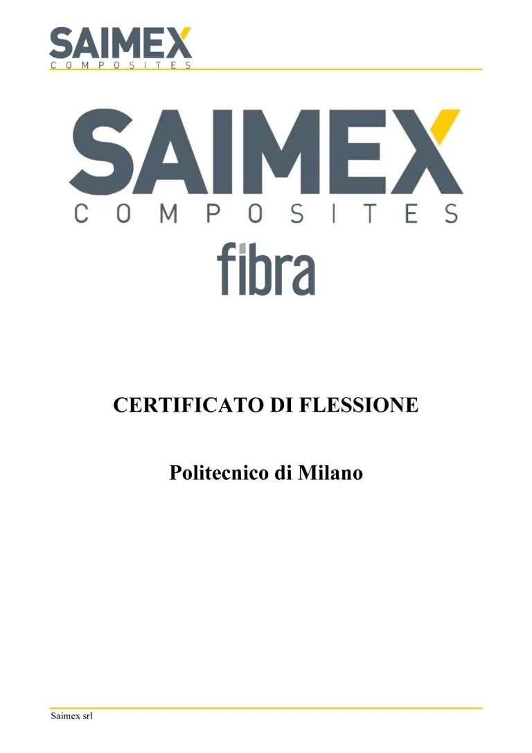 Certificato di flessione